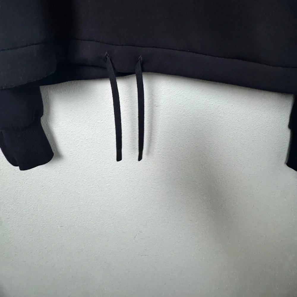 Varley Double Soft Betsy Sweat Mock Neck Pullover Black Size S Minimalist - Picture 9 of 16